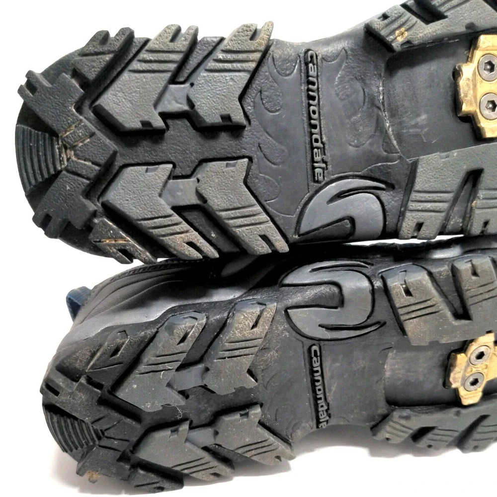 Cannondale‎ Women CS Mountain Biking Cycling Racing Shoes Size 8 Gray Blue